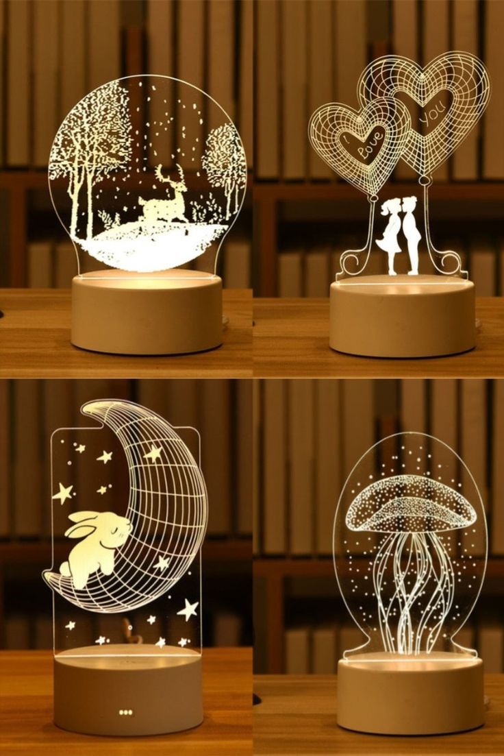 PERSONALIZED 3D ILLUSION LED Night LAMP
