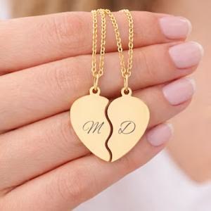 Customize Broken Heart Pendant